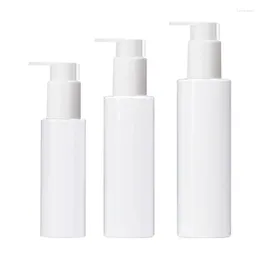 Storage Bottles 25Pcs Shampoo Bottle Empty PET White Lotion Plastic Pump 100ml 150ml 200ml Cosmetic Refillable Container Shower Gel