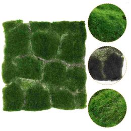 Decorative Flowers Simulated Fake Moss Home Accessories Greenery Decor Landscaping Prop