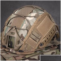 Cycling Helmets Fast Tactical Helmet Er Army Combat Paintball Military Hunting Wargame Gear Accessories Drop Delivery Dhjgv