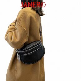 women Crossbody Fi Shoulder Bag Wide Strap Soft Leather Female Menger Bag For Ladies High Quality Semicircle Saddle Bags D1xI#