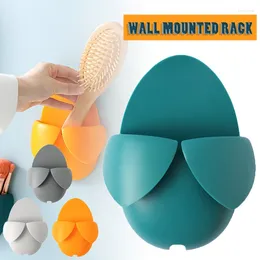 Hooks Mango Shaped Wall Mounted Organizer TV Remote Control Storage Box Phone Stand Multifunction Punch Free Holder Hook