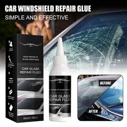 30ml/50ml Car Windshield Cracked Repair Tool Window Phone Screen Repair Kit Glass Curing Glue Auto Glass Scratch Crack Restore