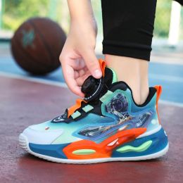 New Hot Boys Basketball Shoes for Kids Sneakers Thick Sole Non-slip Children Sports Shoes Child Boy Basket Trainer Shoes