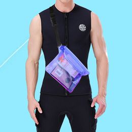 Waterproof Swimming Diving Bag Underwater Mobile Phone Case Cover PVC Swimming Shoulder Crossbody Bag for Beach
