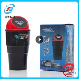 Interior Accessories Car Trash Bin Universal Portable Creative Garbage Can Mini Decoration Vehicle