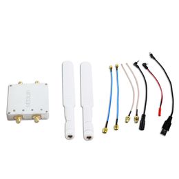 EDUP WiFi Booster 5.8GHz&2.4GHz Signal Extender Long Range Dual 4W Channel Repeater Dual Antenna Power Amplifier for Drone Route