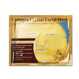 10pcs Crystal Collagen Gold Face Masks Beauty Skin Care Big Mask Anti-aging Hydrating Moisturizing Facial Mask for Face Care