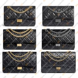 Ladies Fashion Casual Designe Luxury 2 55 Bag Diamond Chain Bag Shoulder Bag Crossbody TOTE Handbag Top Mirror Quality 4 Size Purse Pouch