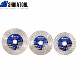 SHDIATOOL Hexgonal Double Sided Diamond Cutting Disc Edge Saw Blade Tile Ceramic Marble Stone Grinding Wheel Angle Grinder Plate