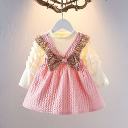 Girls' dress Fall 2024 new children's dress Baby girls' Fall Baby Princess dress