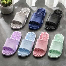 Home Slippers Foot Massage Women Summer Sandals House Bathroom Slipper Non-slip Soft Sole Men Indoor Hotel Couples Shoes