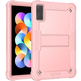 Silikon+PC Case na Redmi Pad 10,61 cala, przyjazny szokujący śliczny obudowa ochronna, z kick -trybunałową pokrywą tabletu