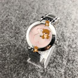 Simple Niche Spanish Bear Watch Men's and Women's Couple's Watch Daily Wear for Special Holiday Parties To Show Your Personality