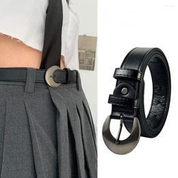 Belts Luxury Design Leather Belt Fashion Casual Versatile Thin Waist Strap Jeans