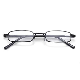 Slim Reading Glasses with Pen Clip Tube Case Portable Lightweight Readers for Men Women Mini Compact Anti-blue light Eyeglasses