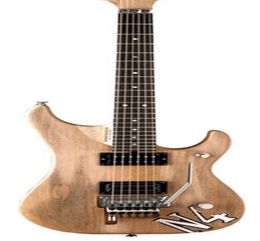 Natural N4 Electric Guitar Ash Body Maple Neck Floyd Rose Tremolo Tailpiece Abalone Dot Inlays Chrome Hardware2657965