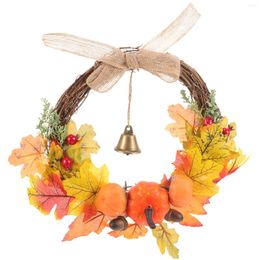 Decorative Flowers Halloween Door Hanging Christmas Garland High Heel Ornament Rattan Thanksgiving Pendant