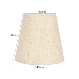 Pastoral Style Fabric Lampshade Desk Lamp Ceiling Light Cover Lamp Shade for Restaurant Dining Room Tea House Hotel Home