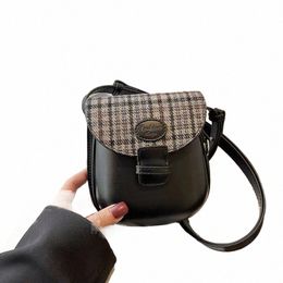 hot style Korean niche design fiable versatile shoulder bag popular crossbody bag saddle bag mobile phe p79x#