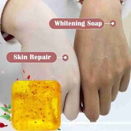 120g Whitening Soap with Osmanthus smell Face Body Wash Deep Cleanser Active Effectiv Soap Moisturizing Care Oil Essential Skin