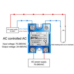 Solid State Relay Module For Temperature Controller Single Phase SSR 10DA 25DA 40DA 10AA 25AA 40AA With Dust Cover