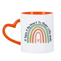 Mugs Teacher Gifts Coffee Mug Cute Idea For Appreciation Week Office Tea Cup Teacher's Day Thanksgiving 11 Oz Drinkware