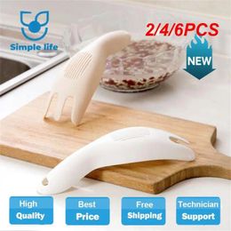 Spoons 2/4/6PCS White Beige Rice Spoon Prevent Wastage Kitchen Bar Supplies Household Washing Multifunctional Scoop