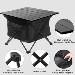 Camp Furniture Portable Folding Camping Table Outdoor Foldable Ultralight Picnic Desk For Travel Hiking Beach Garden BBQ
