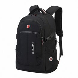new Men Backpack Fi Waterproof School Travel Bag 17.3 Inch Laptop USB Charging Backpack Anti-Theft Busin Backpacks 2023 67i9#