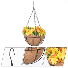 Vases Indoor Plants Decoration Hanging Flowers Artificial Fake Creative Potted Home Baskets With