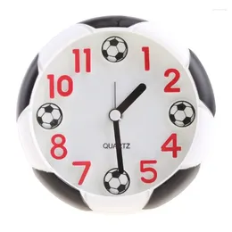 Clocks Accessories Digital Alarm Clock Round Football Needle Table Living Bedroom Present For Kids Boys