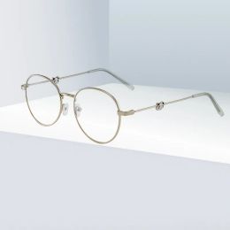 Myopia Glasses Luxury Brand Design Panda Oversized Boy Girl For Teenages Hign Clear Lens Degree 0 Anti Blue -0.5 -1.5 -2.0 -4.0