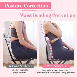 Back Stretcher Pillow Neck Lumbar Support Massager for Neck Waist Back, Sciatica, Herniated Disc Pain Relief Massage Relaxation