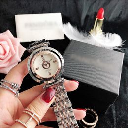 Leather Strap Wristwatch for Women Animal Bee Snake Tiger Doraemon Cherry Women tank Rhinestone Watches Double Heart Necklace Bracelet Earrings Ring Set with box