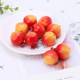 Party Decoration 20pcs Lifelike Simulation Artificial Pomegranate Fake Fruit Home Decor