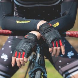 ROCKBROS Cycling Gloves Half Finger Men Women Anti Slip Gel Pad Breathable Motorcycle MTB Road Bike Gloves Sports Bicycle Gloves