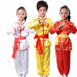 adult kid Chinese traditial Wushu Costume clothing boys girls KungFu Suit Tai Chi Martial Art Uniform outfits custom logo y7T8#