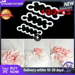 Baking Moulds 1/2/3PCS Set Cookies Pastry Tools Fondant Decor Mold Rose Petal Flower Shaped Cutter Maker Elegant Cake Mould