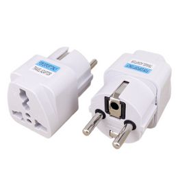 1pcs Universal EU Plug Adapter International AU UK US To EU Euro KR Travel Adapter Electrical Plug Converter Power Socket