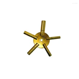 Clocks Accessories Brass Universal Clock Key For Winding Watch Winder 5 Prongs Mechanical Mod Spare Parts Old Watches