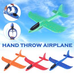 38cm Hand Throw Aeroplane DIY Planes EPP Foam Launch Fly Model Aircraft Outdoor Fun Entertainment Games For Children Gifts