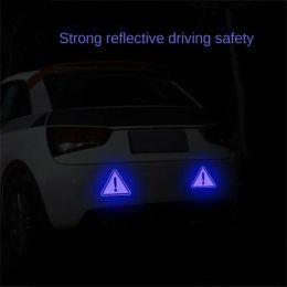 Danger Sign Car Sticker Triangle Weather Resistance Universal Durable High Strength Car Supplies Car Warning Sticker Colourful