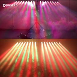 8X12W LED Beam Moving Head Light Bar 9/38 DMX Hot Wheel Infinite Rotating RGBW 4IN1 LED Running Effect for DJ Disco Party Stage