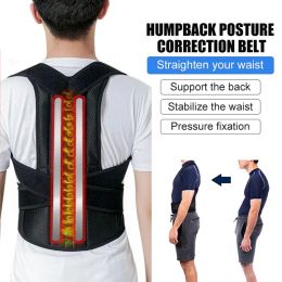 Back Posture Corrector Back Brace for Scoliosis Therapy Corset Spine Support Belt Lumbar Back Posture Back Brace with Bandage