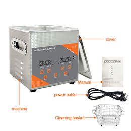 Ultrasonic Cleaner 2L 120W Heater Timer For Denture Toothbrush Pen Nib Nail Tools Jewellery Necklace Watch Glasses Nozzle FanYing