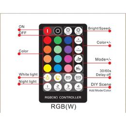 Mini RF 17 / 28 Keys LED Strip Controller for RGB/RGBW/RGBWW/CCT/RGB+CCT 4pin/5pin/6pin LED Strip Tape Light DC5-24V