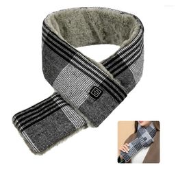 Bandanas USB Charging Warm Heated Scarf Cold-Proof Neck 3 Heating Levels Thermal Wrap Warmer For Outdoor Camping Hiking