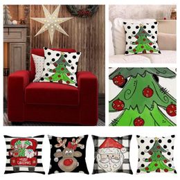 Pillow Christmas Pillowcase Living Room Sofa Bedroom Decoration Toddler Zippe #t2g