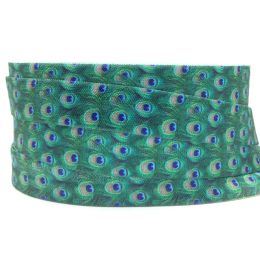 5/8'' Dinosaur&Crocodile Cute Animals Printed Fold Elastic FOE Bracelet Headband Headwear Hairband Decor Wholesale