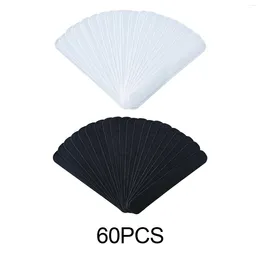 Ball Caps 60 Pieces Hat Sweat Liner Disposable Protector Reducing Tape Sweatbands Bands Absorbent Pad